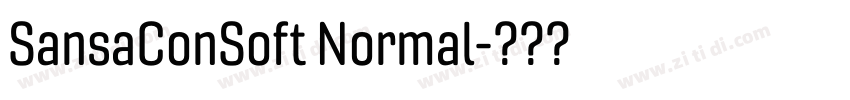 SansaConSoft Normal字体转换